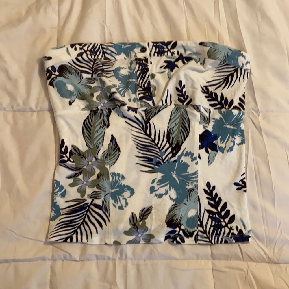 FREE PEOPLE tropical tube top